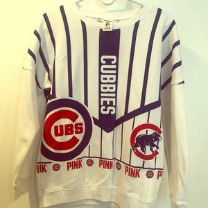 RARE Chicago Cubs PINK sweater